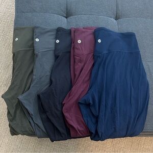 Lululemon Joggers 5 color bundle